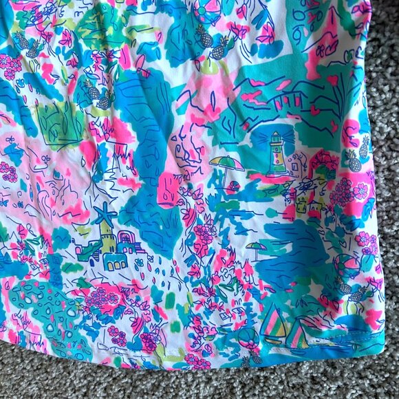 Lulu B Womens Sz XS Quarter-Zip Pullover Multicolor Print Long Sleeve Top - Picture 5 of 9